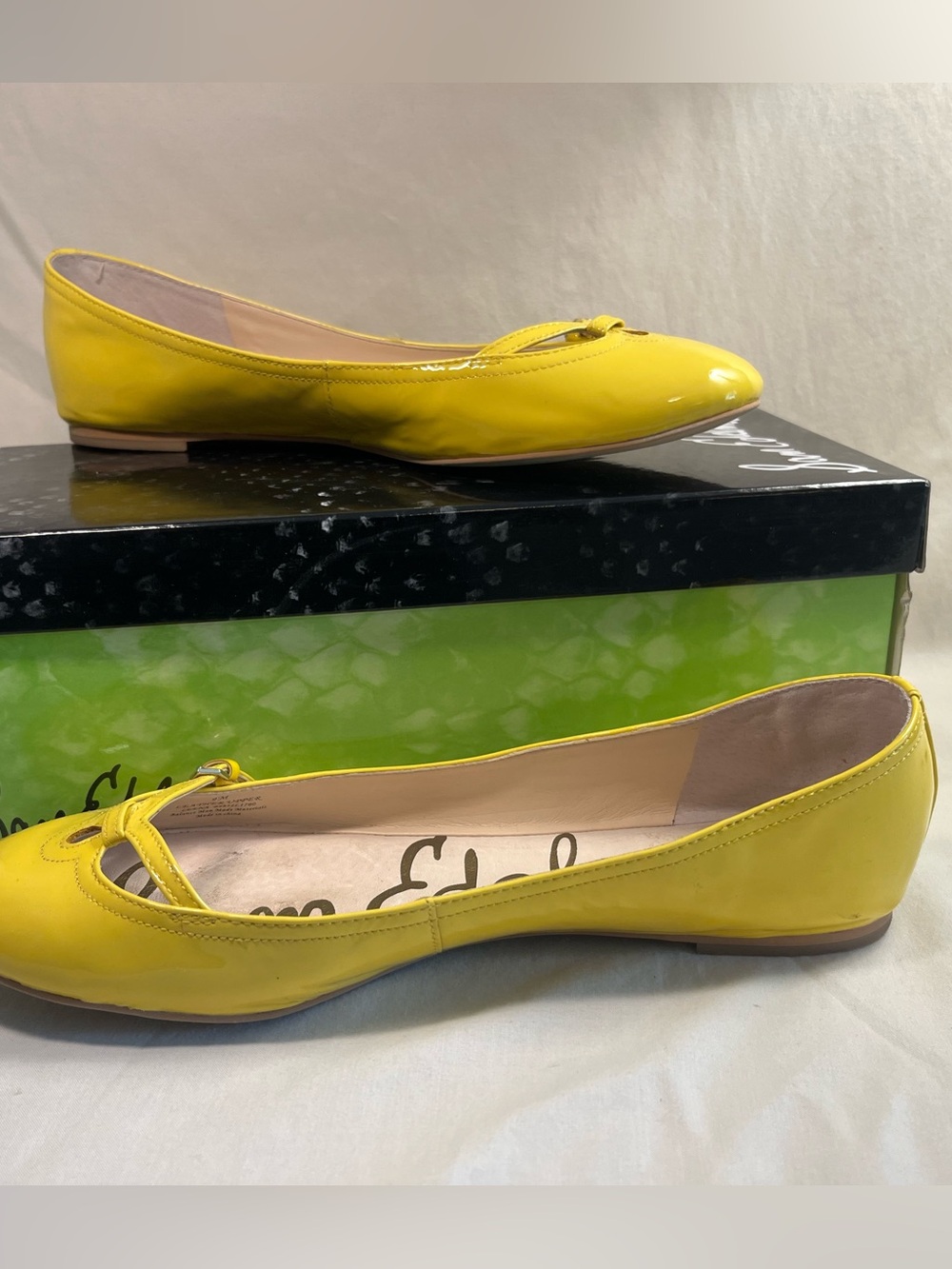 Sam Edelman :: Yellow Ballet Flats - Picture 3 of 8